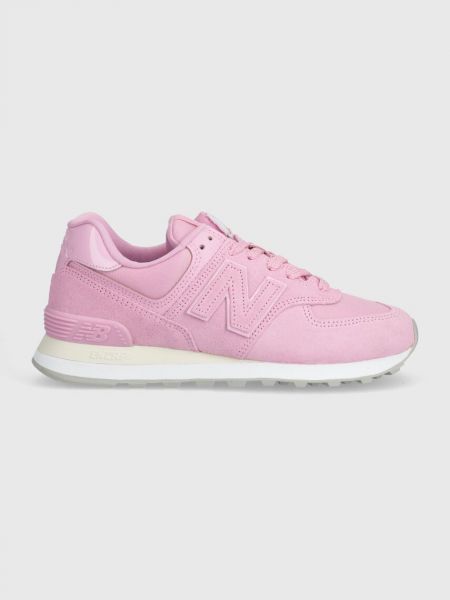 Różowe sneakersy New Balance 574