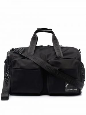 Bolsa de viaje Karl Lagerfeld negro