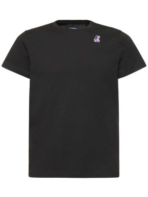 Priliehavé tričko K-way čierna
