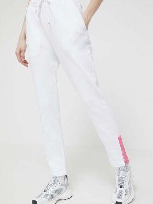 Love Moschino pantaloni de trening din bumbac a , neted - alb