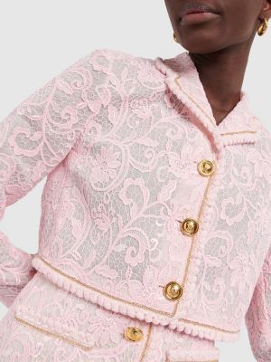 Mežģīņu jaka Giambattista Valli rozā