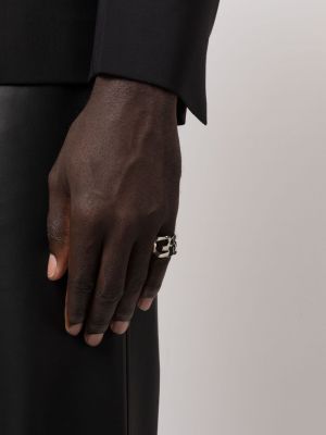 Prsten Givenchy stříbrný