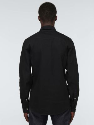 Džinsiniai marškiniai Alexander Mcqueen juoda