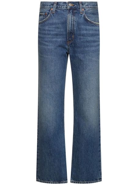 Straight jeans Agolde blå