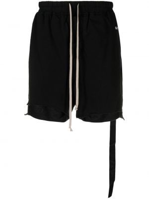 Pantalones cortos deportivos con cordones Rick Owens Drkshdw negro