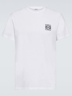Džerzej bavlnené tričko Loewe biela