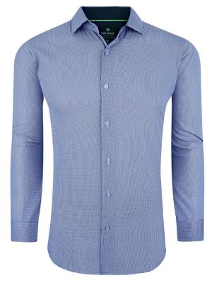 Классическая клетчатая рубашка на пуговицах Tom Baine синяя