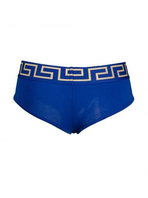Pantalon culotte Versace bleu