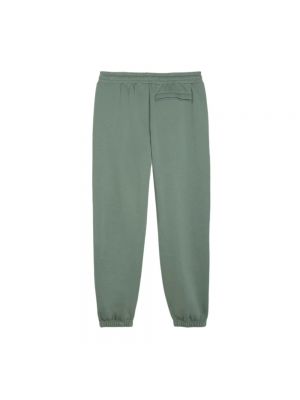 Pantalones de chándal de algodón clasicos Puma verde