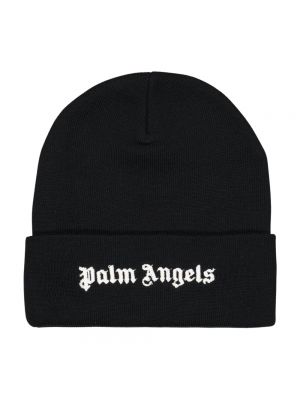 Bonnet en laine Palm Angels noir
