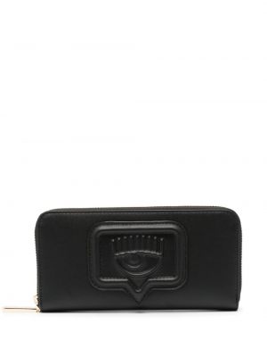 Peňaženka na zips Chiara Ferragni čierna