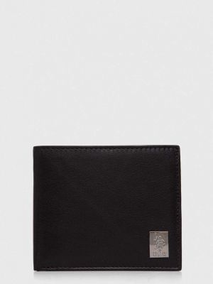 Шкіряний гаманець U.s. Polo Assn. коричневий