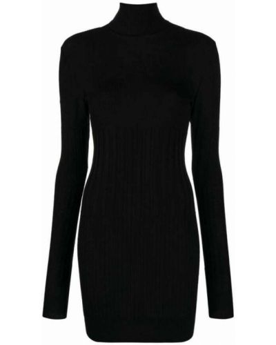 Sukienka długa z długimi rękawami Givenchy, сzarny