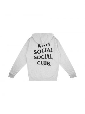 Sudadera con capucha con estampado Anti Social Social Club gris