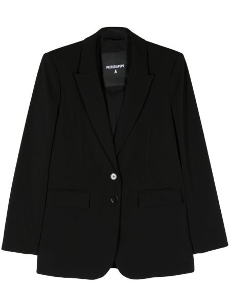 Blazer à boutons Patrizia Pepe noir