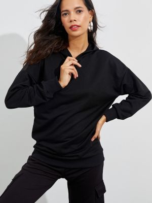 Džemperis su gobtuvu iš tiulio Cool & Sexy juoda