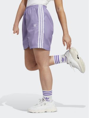 Спортни шорти Adidas виолетово