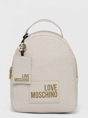 Mały plecak Love Moschino, beżowy