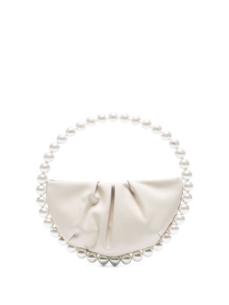Чанта тип „портмоне“ с перли L'alingi бяло