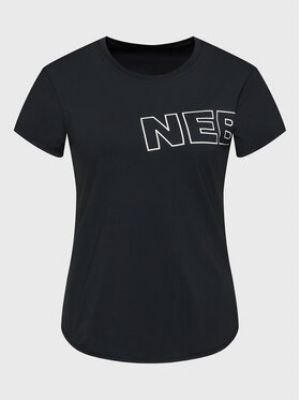 Priliehavé tričko Nebbia čierna