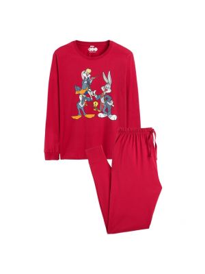Pijama Looney Tunes rojo