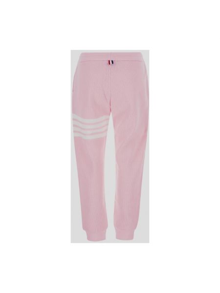 Pantalones de chándal de algodón Thom Browne rosa