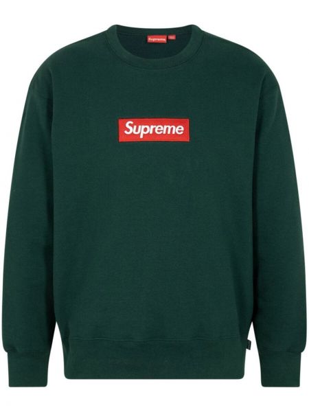 Sweatshirt mit rundhalsausschnitt Supreme grün