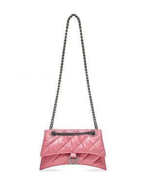 Prešívaná kabelka Balenciaga ružová