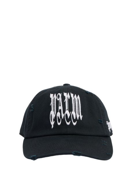 Bomuld cap Palm Angels sort