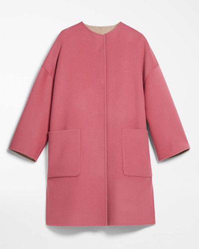 Пальто Maxmara, рожеве