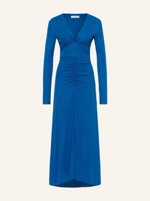 Sukienka z dżerseju Reiss niebieska