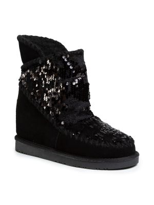 Členkové topánky Gioseppo čierna