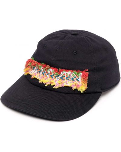 Brodert cap Lanvin svart