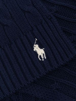 Schal mit stickerei Polo Ralph Lauren blau