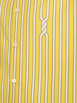 Camicia in viscosa Jacquemus giallo