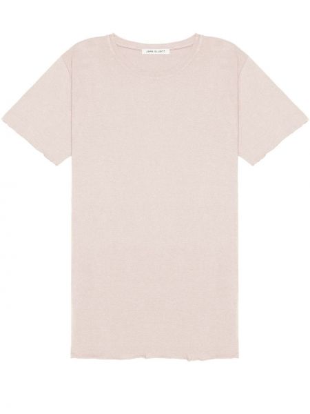 Тениска с кръгло деколте John Elliott розово