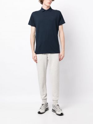 T-shirt aus baumwoll mit print Hackett blau