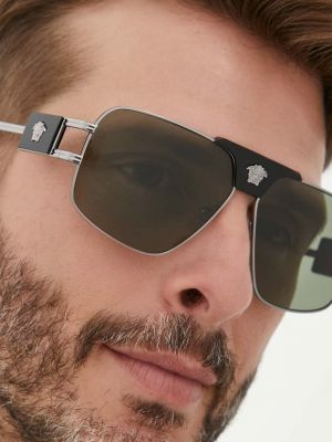 Слънчеви очила Versace сиво