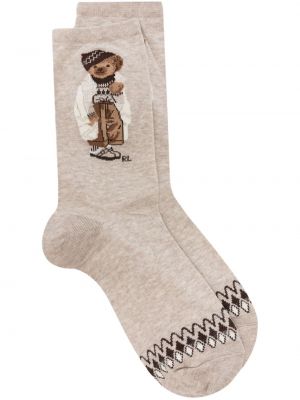 Ponožky Polo Ralph Lauren hnedá
