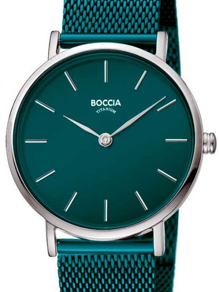 Часы Boccia Titanium зеленые
