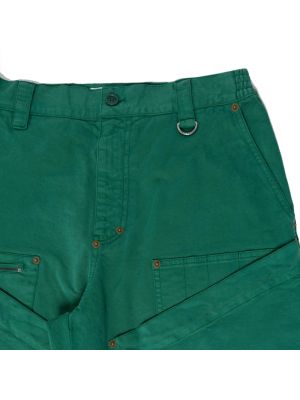 Pantalones rectos Marine Serre verde