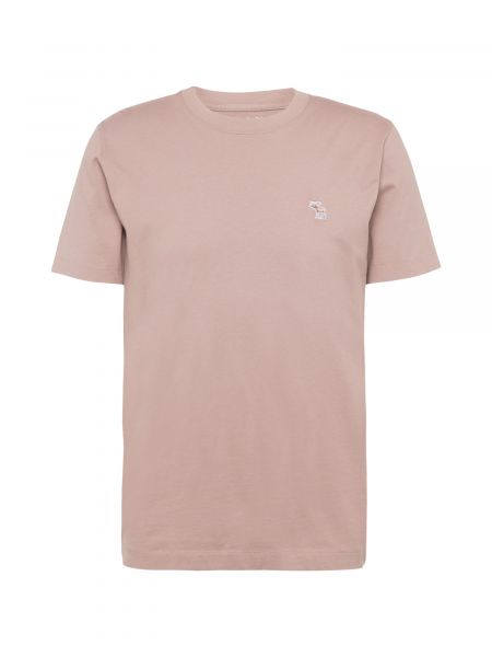 Marškinėliai Abercrombie & Fitch rožinė
