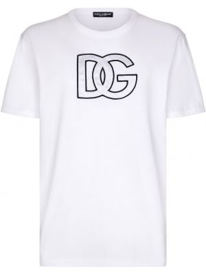 T-krekls ar apdruku Dolce & Gabbana balts