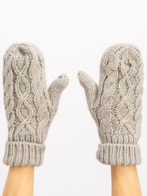 Плетени ръкавици Frogies бяло