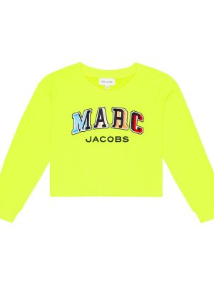 Hættetrøje for piger Marc Jacobs Kids gul