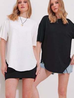 Modalinis marškinėliai Trend Alaçatı Stili