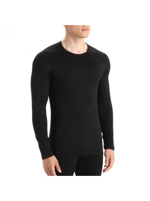 Camiseta de lana merino Icebreaker negro