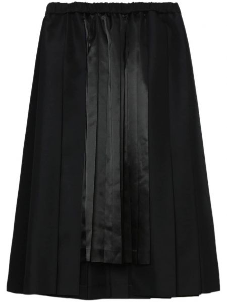 Πλισέ μίντι φούστα Black Comme Des Garçons μαύρο