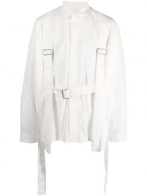 Βαμβακερό πουκάμισο Ambush λευκό