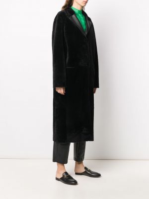 Oversized kabát Liska černý